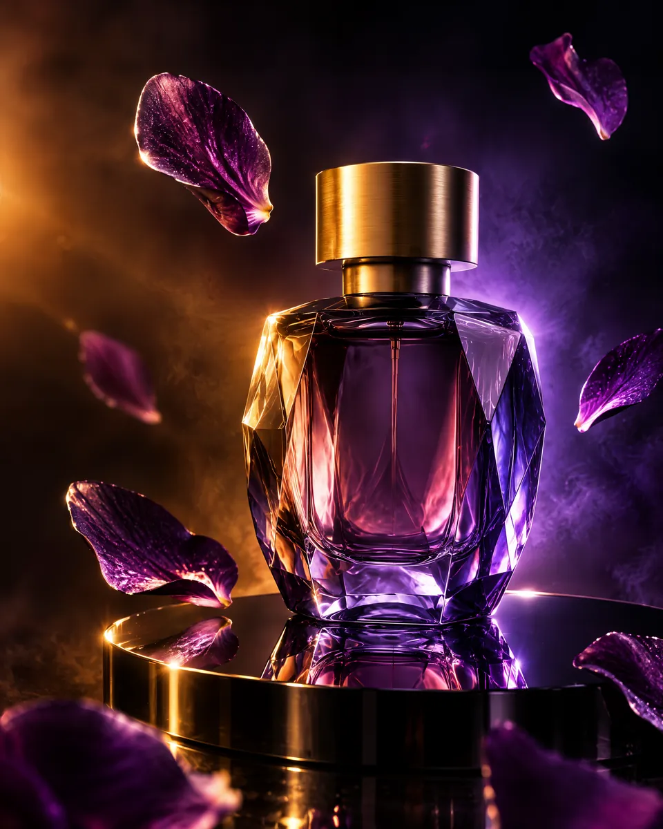 A 4:5 product card made with the banner as its reference, so the bottle matches.